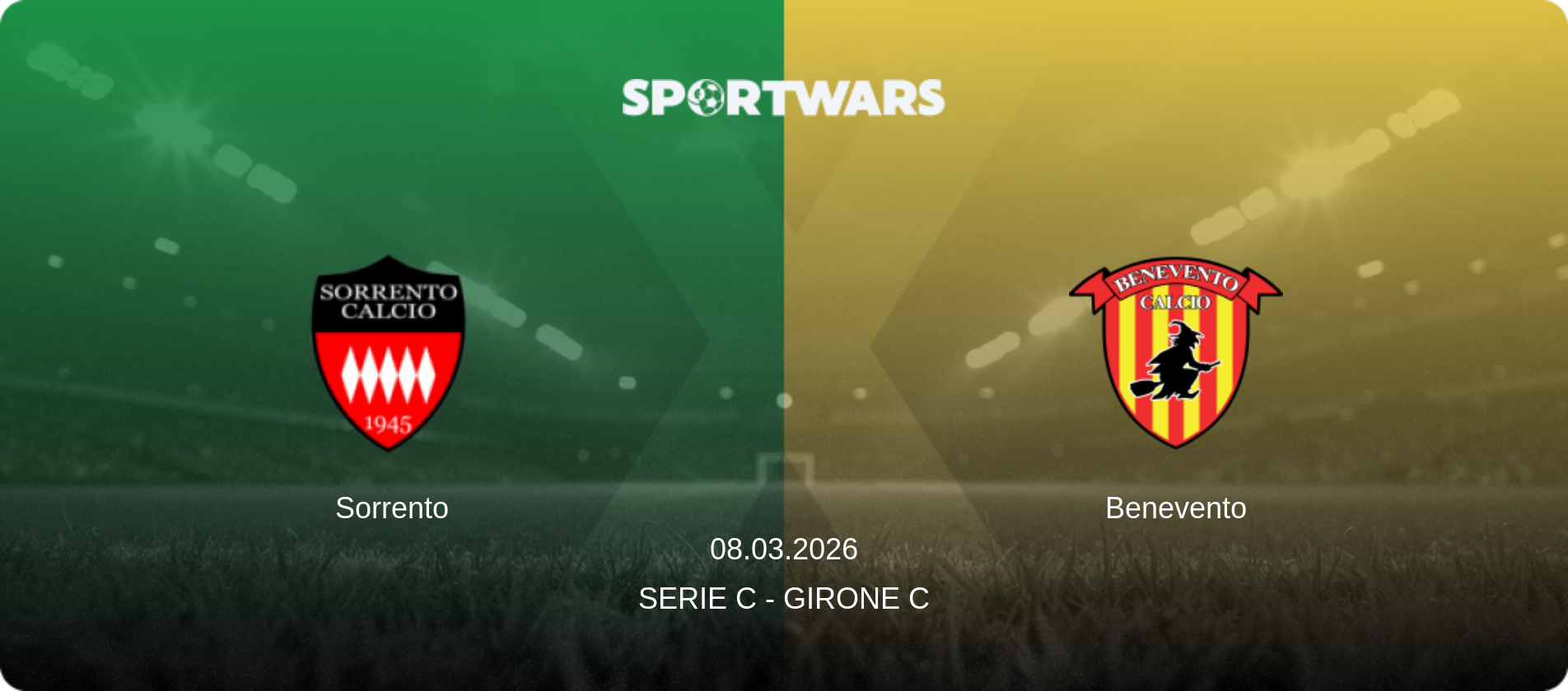 Sorrento — Benevento, 08.03.2026 — Serie C - Girone C (match preview)