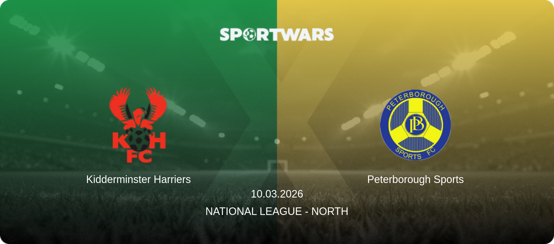 Kidderminster Harriers — Peterborough Sports, 10.03.2026 — National League - North (match preview)