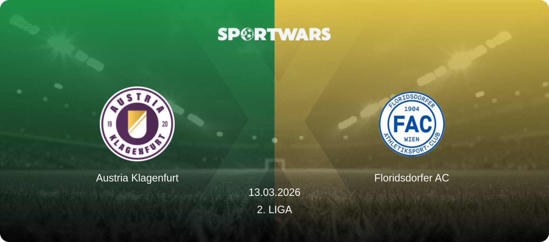 Austria Klagenfurt — Floridsdorfer AC, 13.03.2026 — 2. Liga (match preview)