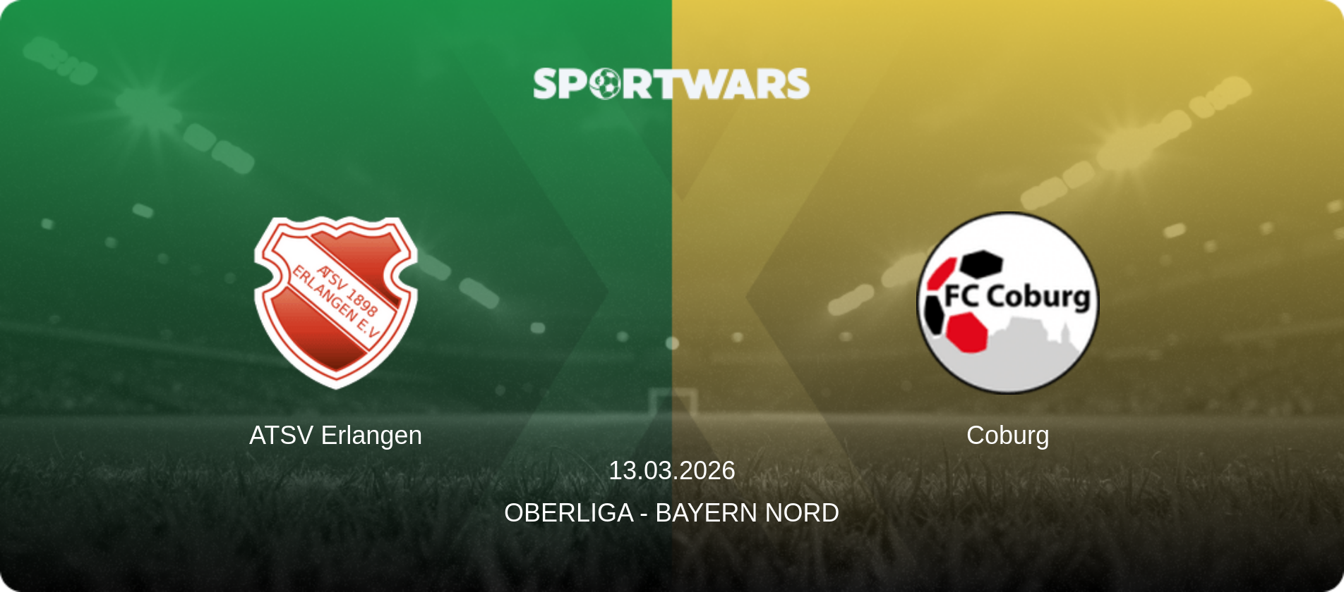 ATSV Erlangen — Coburg, 13.03.2026 — Oberliga - Bayern Nord (match preview)