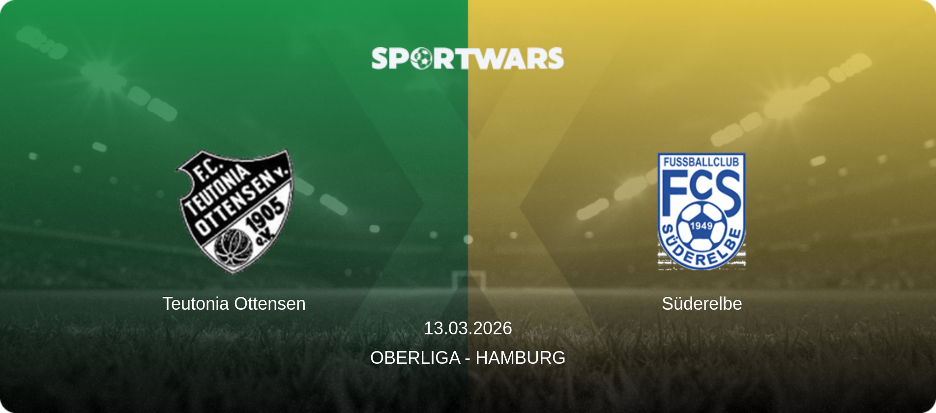 Teutonia Ottensen — Süderelbe, 13.03.2026 — Oberliga - Hamburg (match preview)