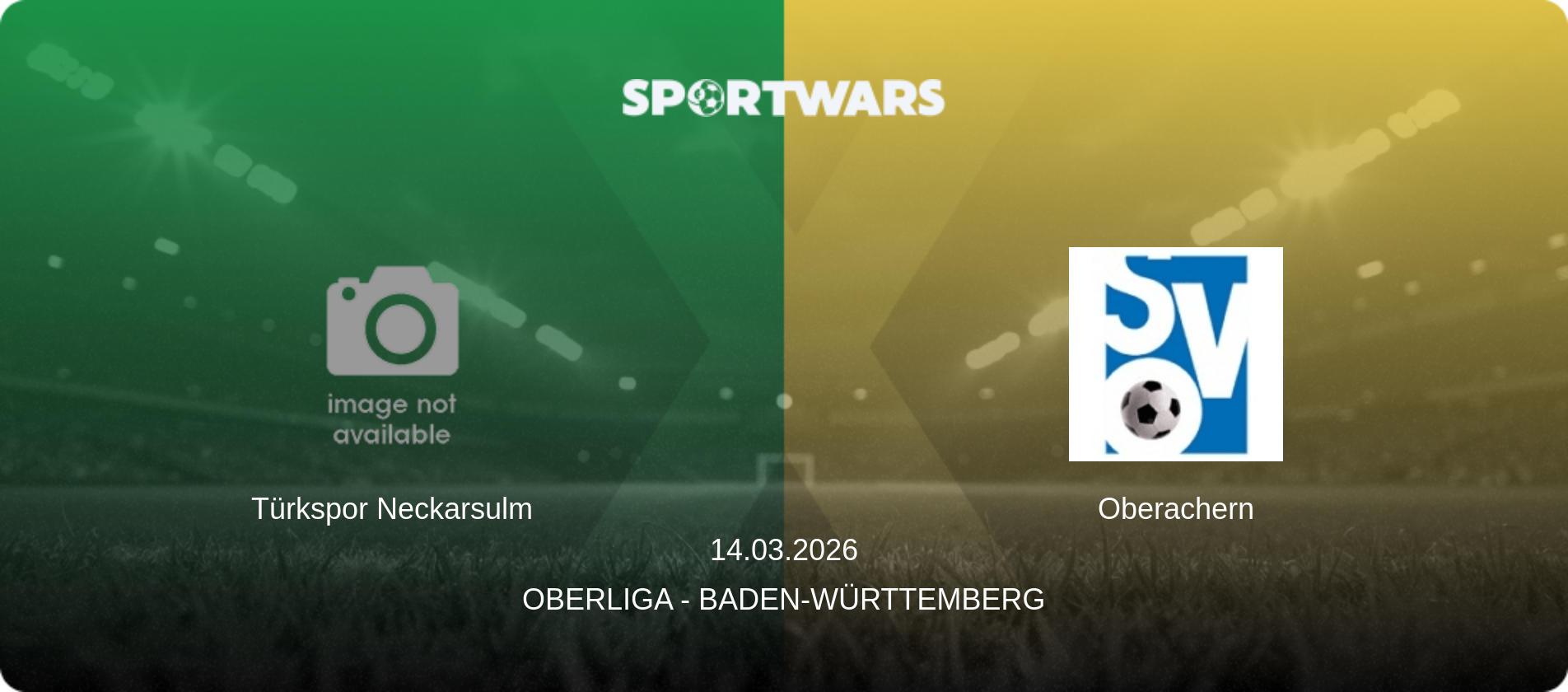 Türkspor Neckarsulm — Oberachern, 14.03.2026 — Oberliga - Baden-Württemberg (match preview)