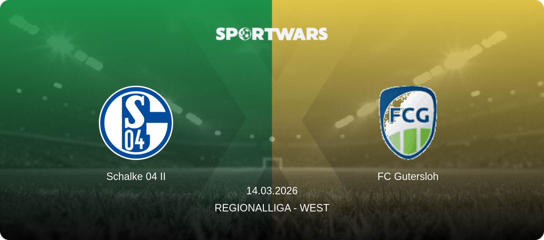 Schalke 04 II — FC Gutersloh, 14.03.2026 — Regionalliga - West (match preview)