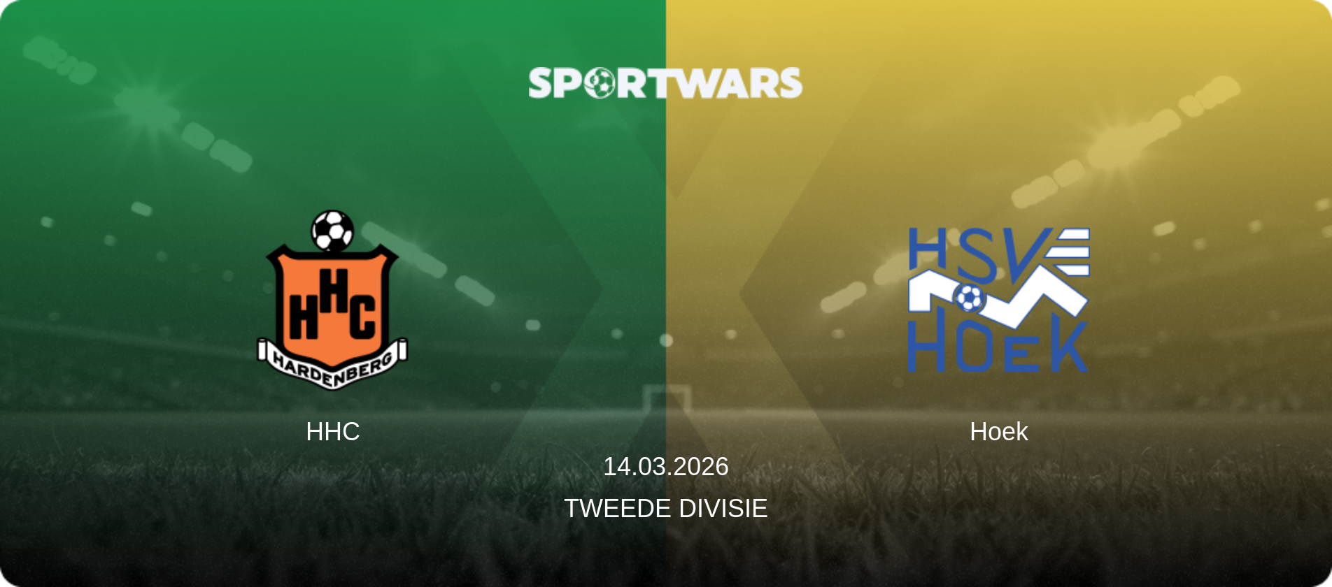HHC — Hoek, 14.03.2026 — Tweede Divisie (match preview)