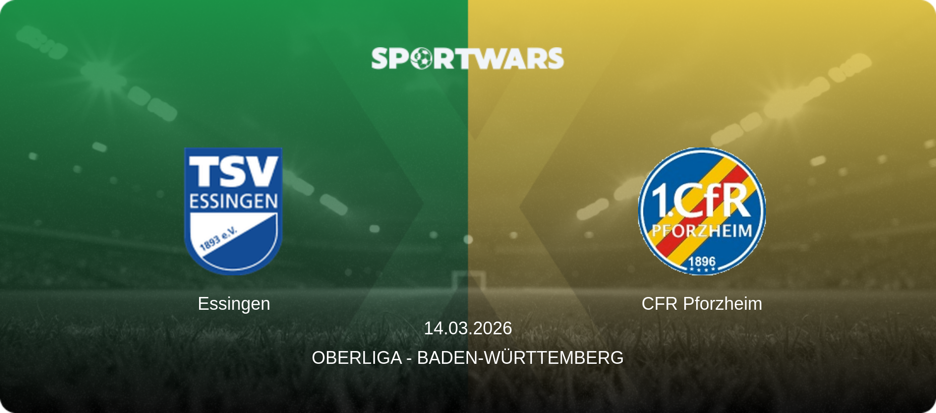 Essingen — CFR Pforzheim, 14.03.2026 — Oberliga - Baden-Württemberg (match preview)