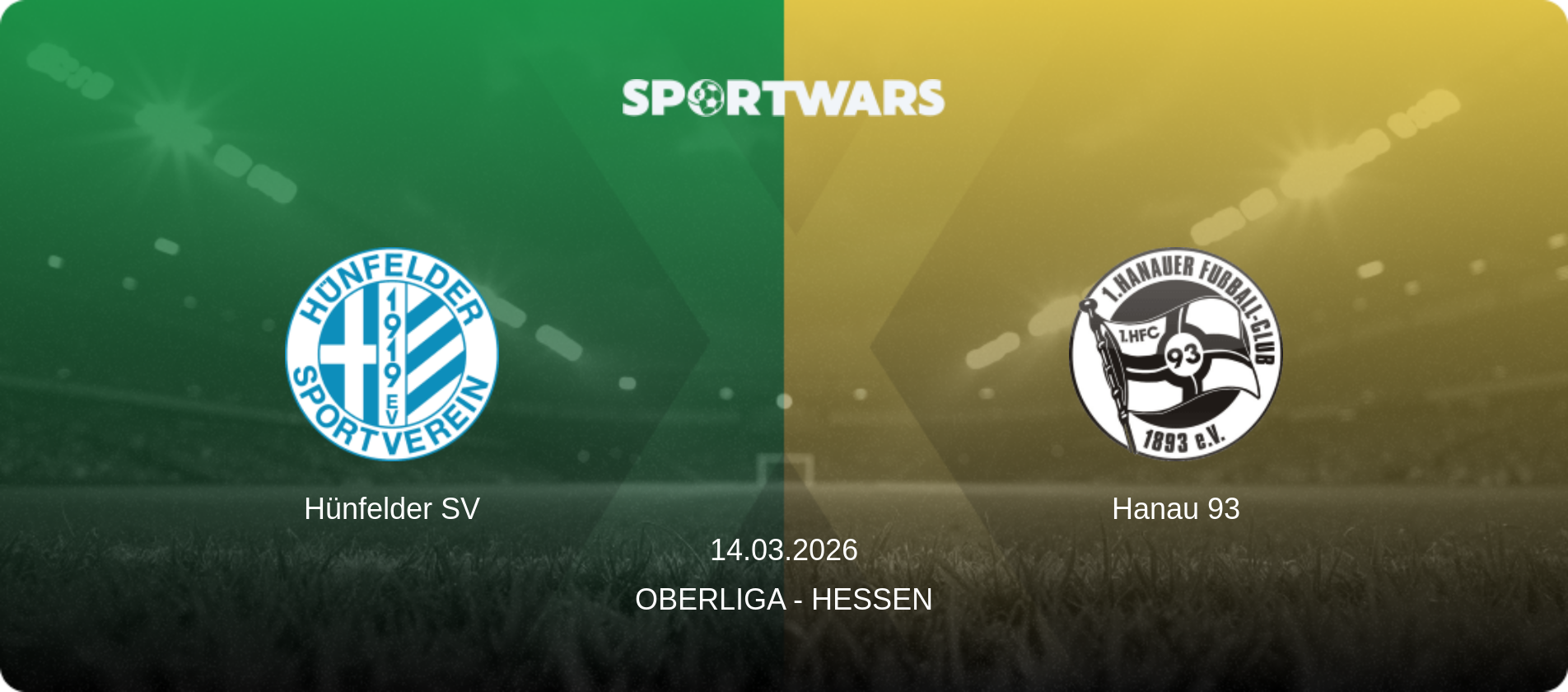 Hünfelder SV — Hanau 93, 14.03.2026 — Oberliga - Hessen (match preview)