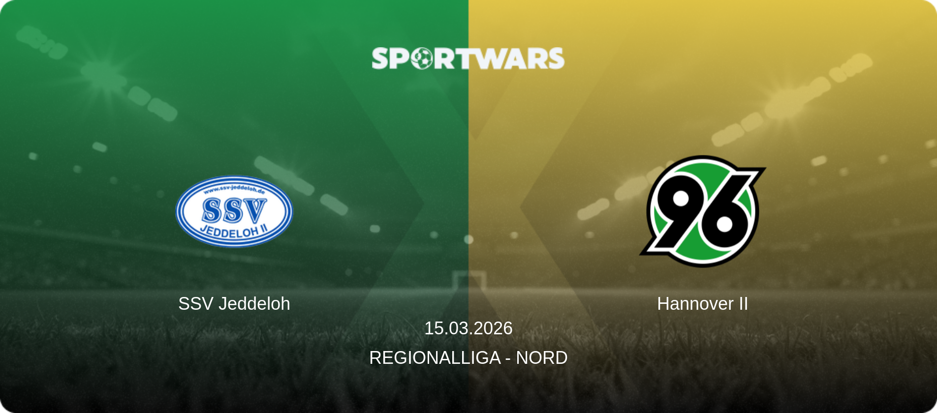 SSV Jeddeloh — Hannover II, 15.03.2026 — Regionalliga - Nord (match preview)