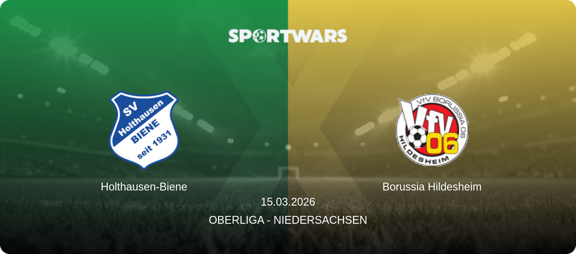 Holthausen-Biene — Borussia Hildesheim, 15.03.2026 — Oberliga - Niedersachsen (match preview)