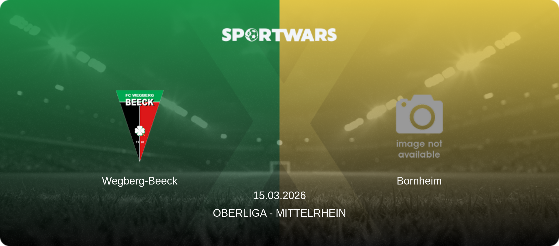 Wegberg-Beeck — Bornheim, 15.03.2026 — Oberliga - Mittelrhein (match preview)