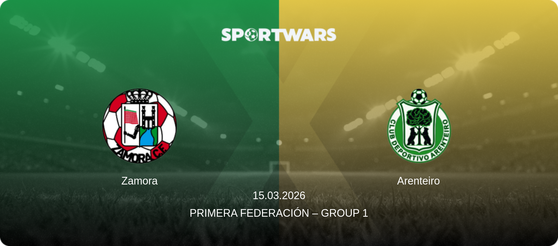 Zamora — Arenteiro, 15.03.2026 — Primera Federación – Group 1 (match preview)