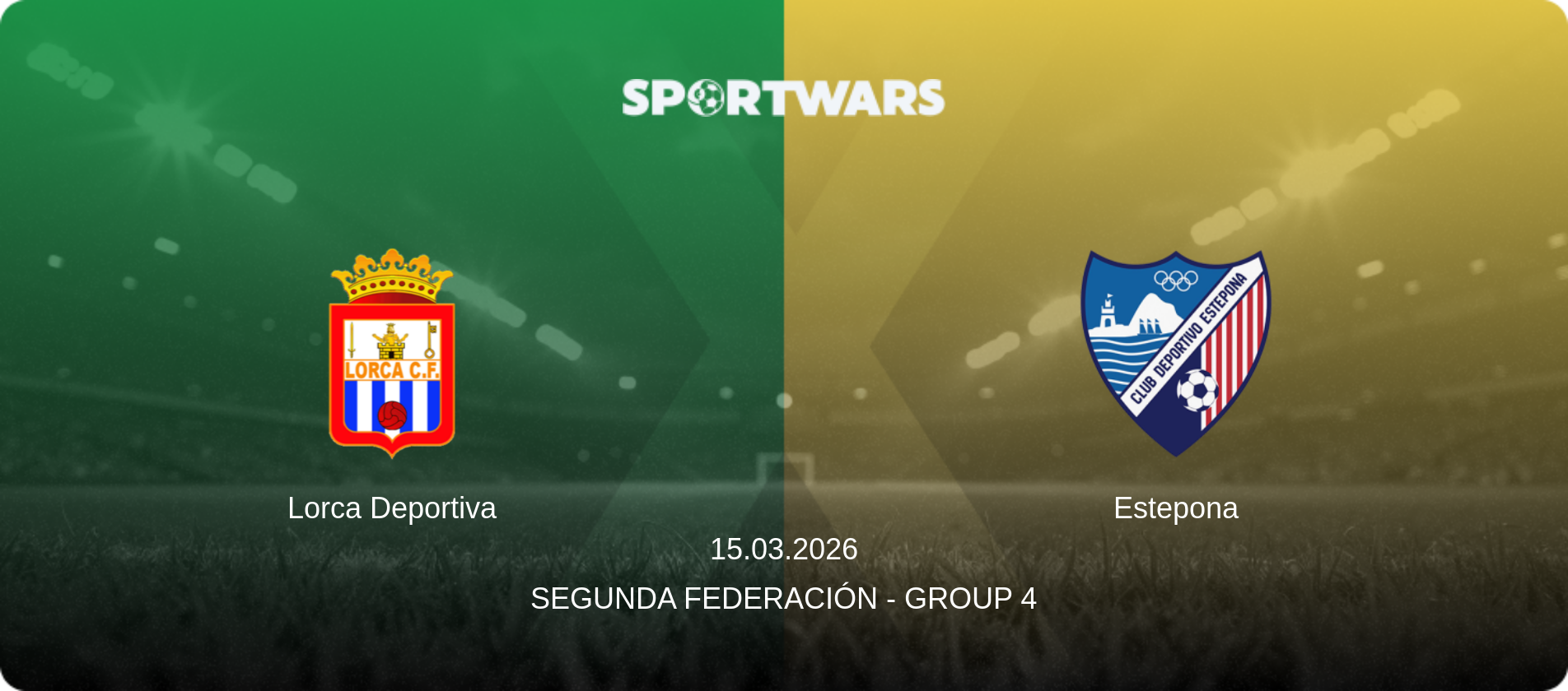 Lorca Deportiva — Estepona, 15.03.2026 — Segunda Federación - Group 4 (match preview)