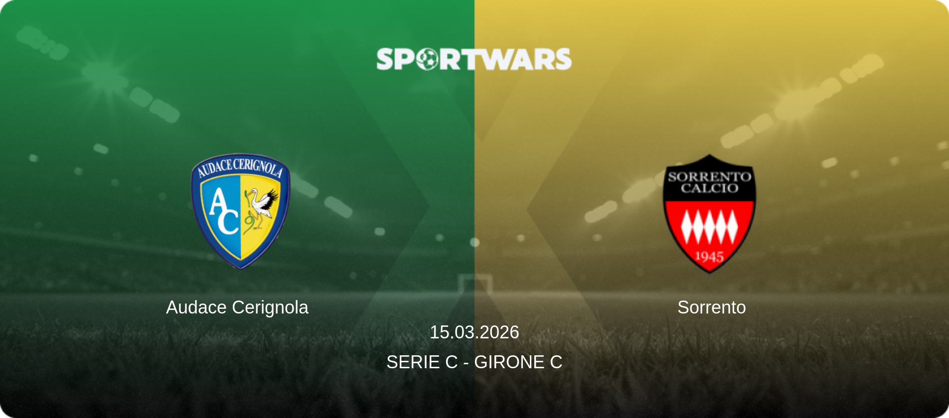Audace Cerignola — Sorrento, 15.03.2026 — Serie C - Girone C (match preview)