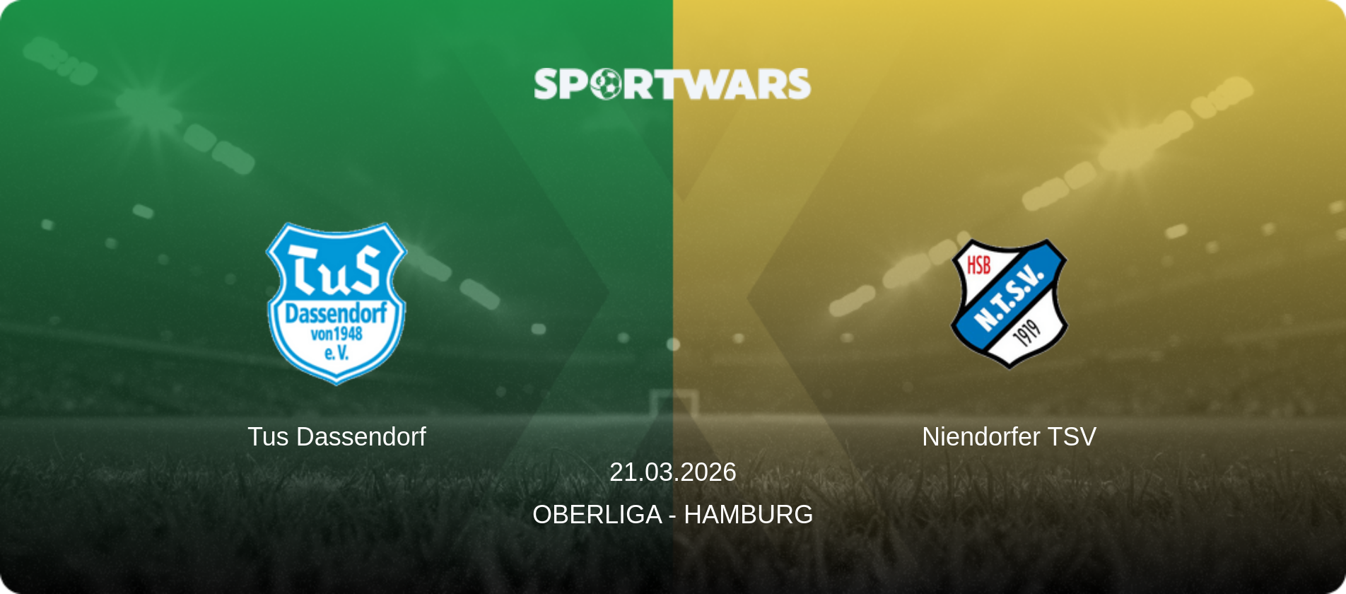 Tus Dassendorf — Niendorfer TSV, 21.03.2026 — Oberliga - Hamburg (match preview)