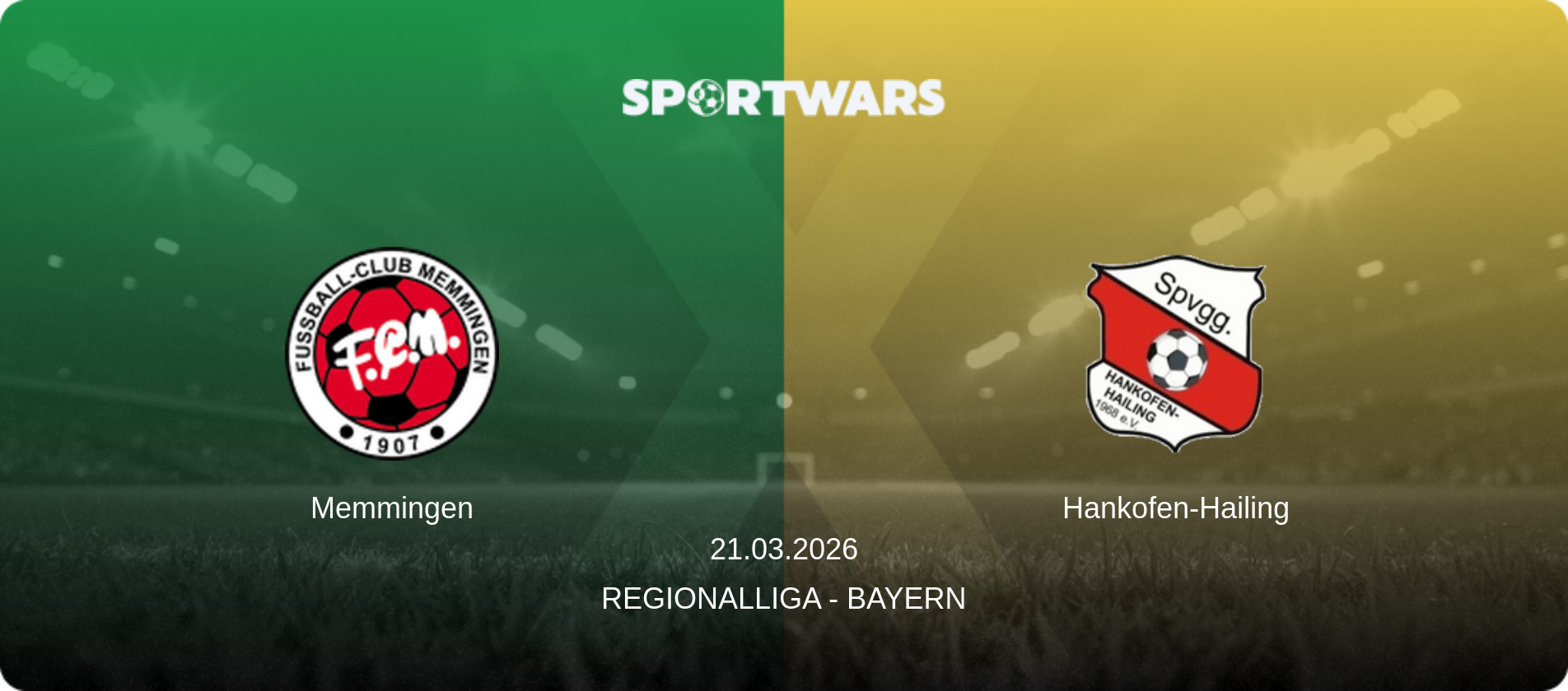 Memmingen — Hankofen-Hailing, 21.03.2026 — Regionalliga - Bayern (match preview)