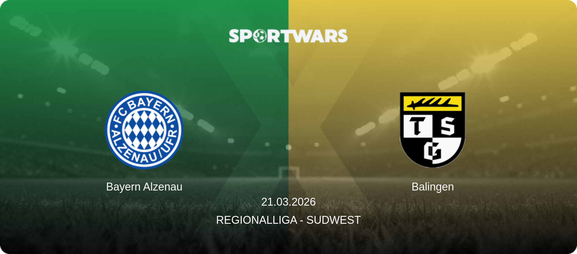 Bayern Alzenau — Balingen, 21.03.2026 — Regionalliga - SudWest (match preview)