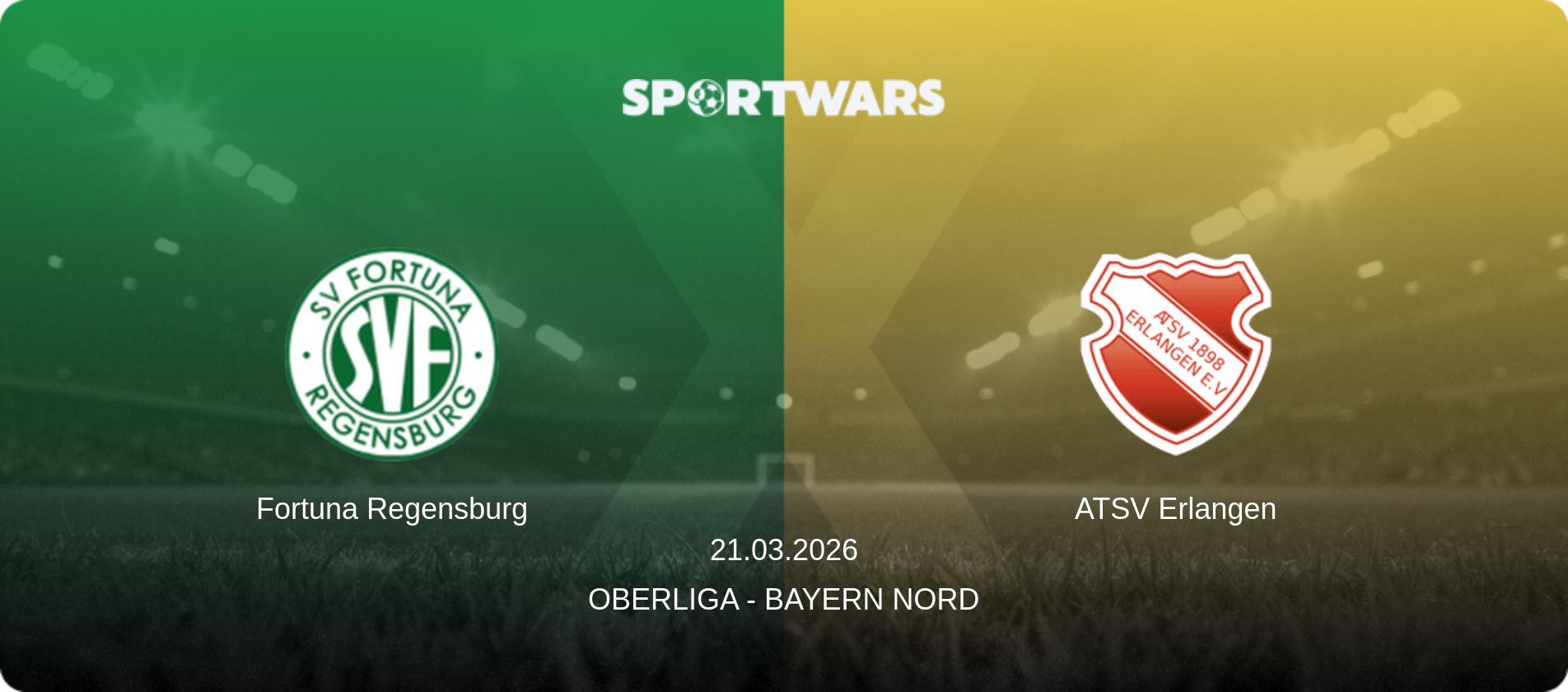 Fortuna Regensburg — ATSV Erlangen, 21.03.2026 — Oberliga - Bayern Nord (match preview)