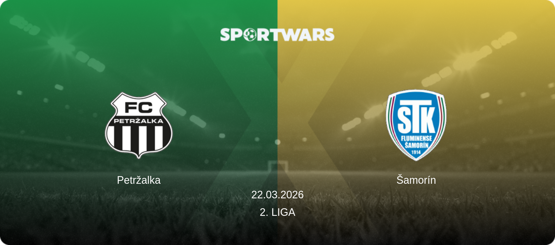 Petržalka — Šamorín, 22.03.2026 — 2. Liga (match preview)