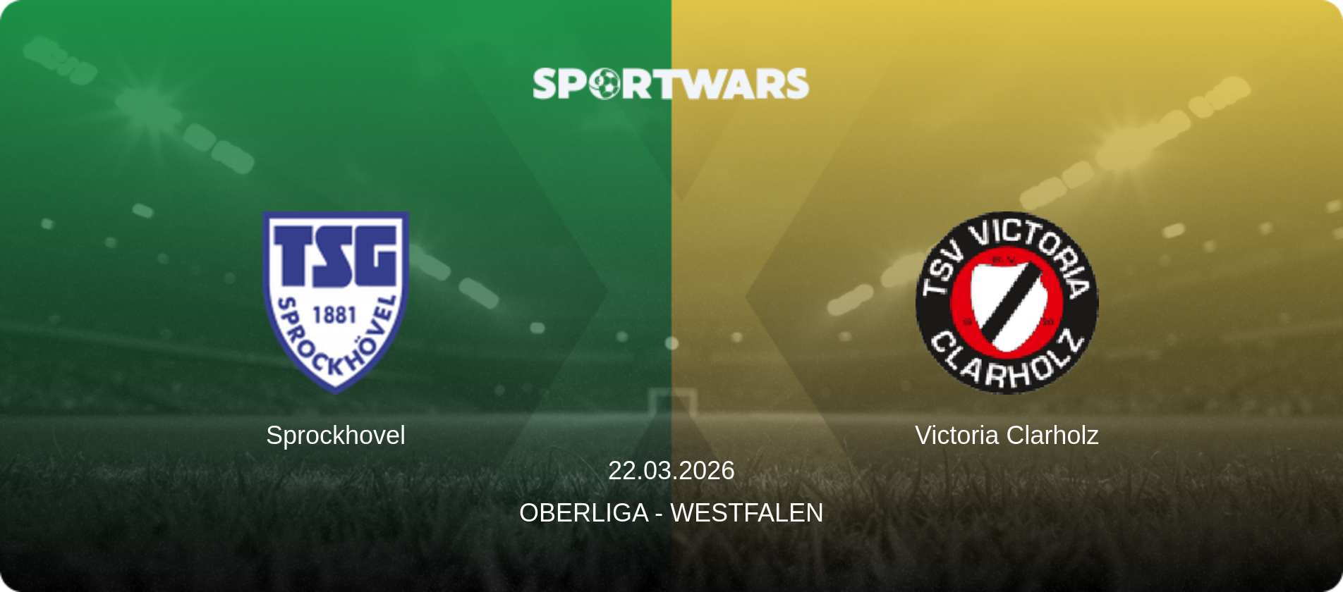 Sprockhovel — Victoria Clarholz, 22.03.2026 — Oberliga - Westfalen (match preview)