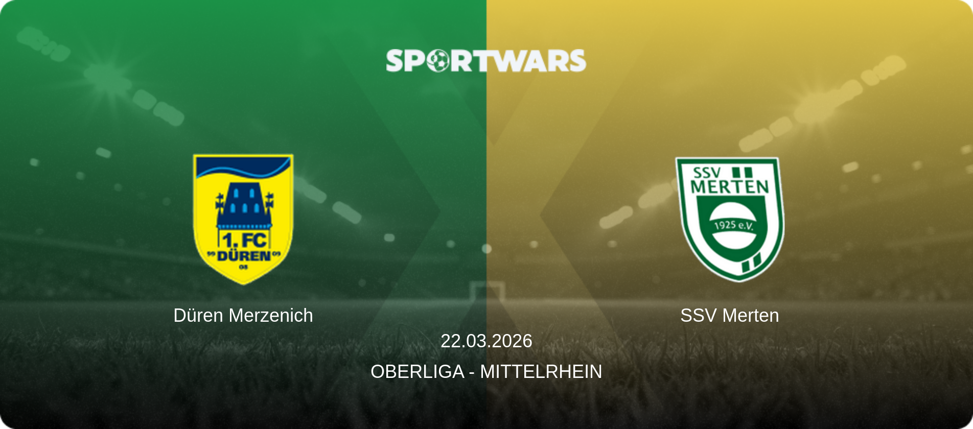 Düren Merzenich — SSV Merten, 22.03.2026 — Oberliga - Mittelrhein (match preview)