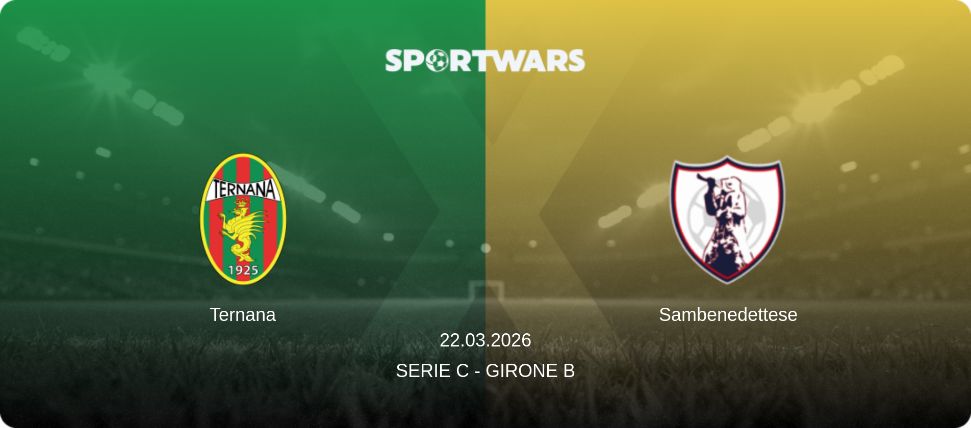 Ternana — Sambenedettese, 22.03.2026 — Serie C - Girone B (match preview)