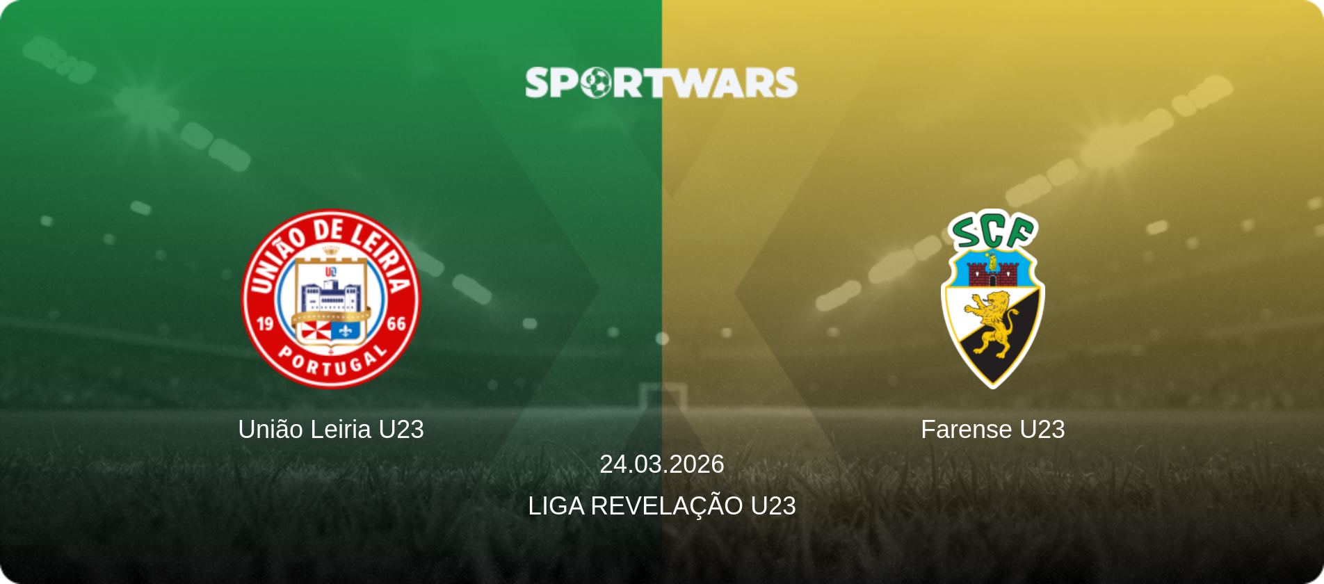 União Leiria U23 — Farense U23, 24.03.2026 — Liga Revelação U23 (match preview)