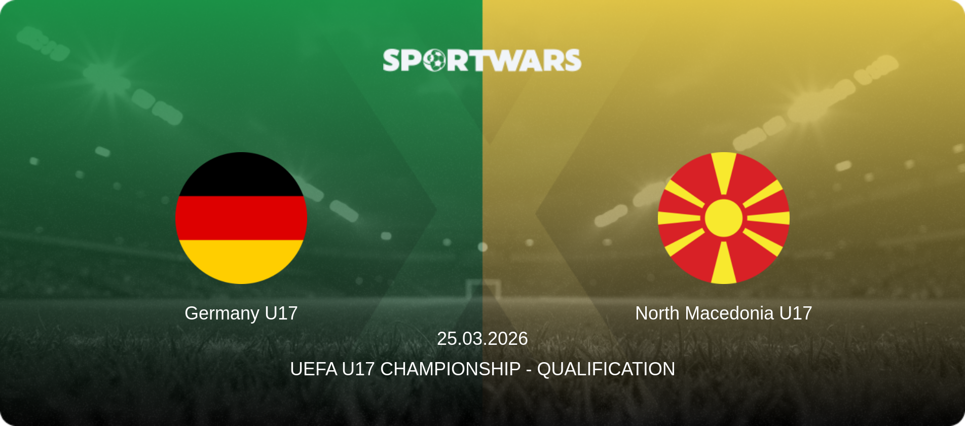 Germany U17 — North Macedonia U17, 25.03.2026 — UEFA U17 Championship - Qualification (match preview)