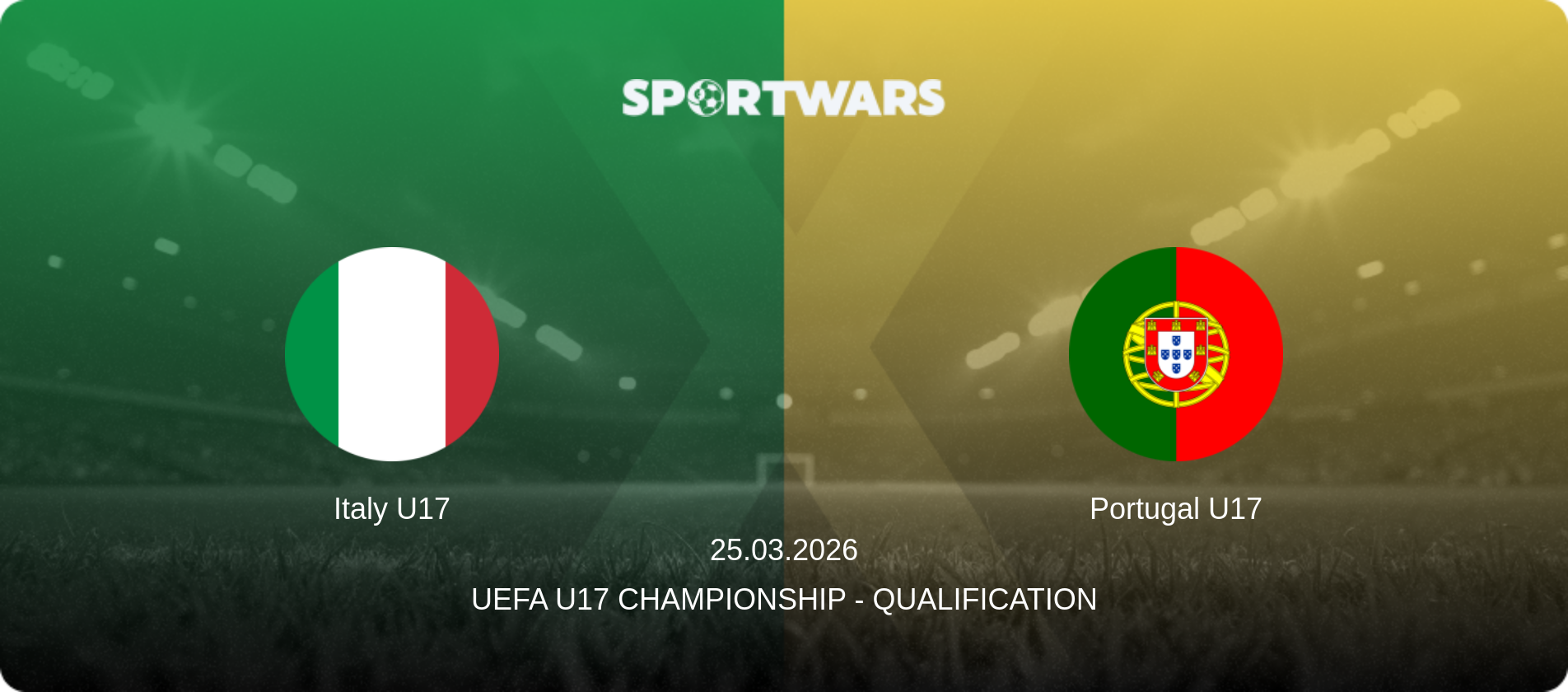 Italy U17 — Portugal U17, 25.03.2026 — UEFA U17 Championship - Qualification (match preview)
