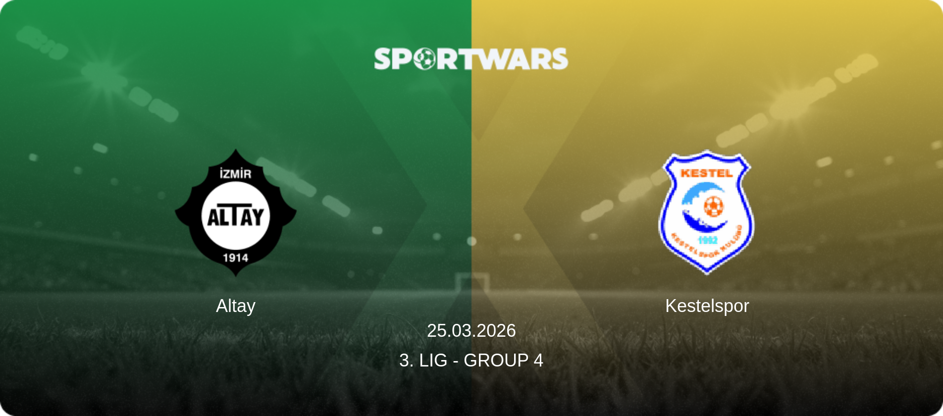 Altay — Kestelspor, 25.03.2026 — 3. Lig - Group 4 (match preview)