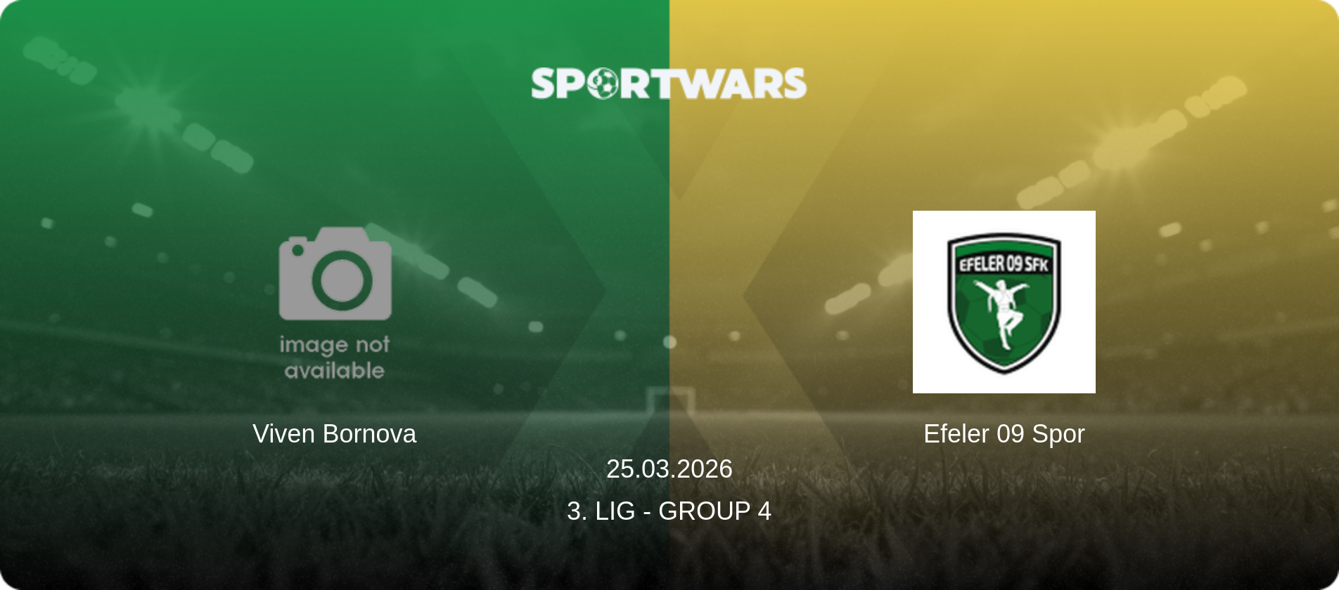 Viven Bornova — Efeler 09 Spor, 25.03.2026 — 3. Lig - Group 4 (match preview)