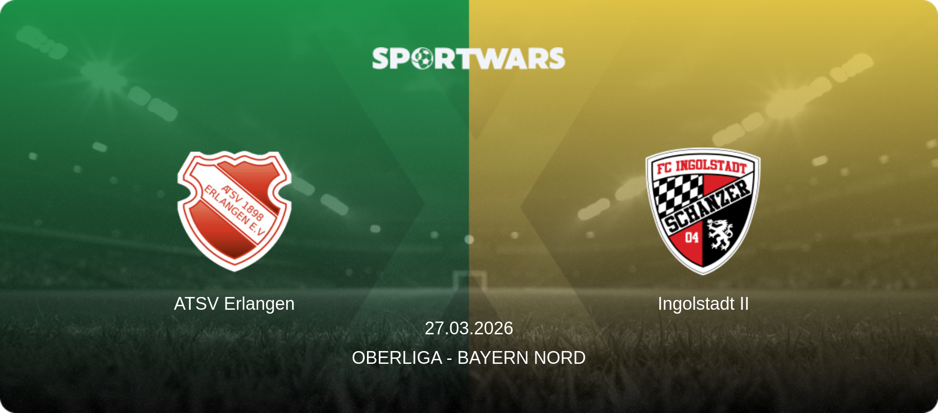 ATSV Erlangen — Ingolstadt II, 27.03.2026 — Oberliga - Bayern Nord (match preview)