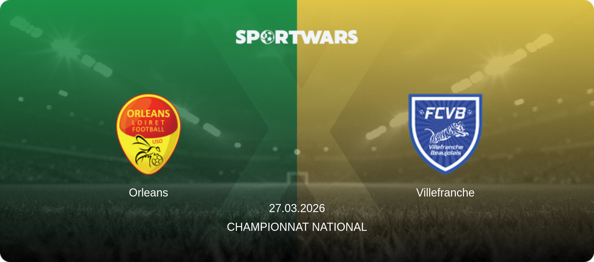 Orleans — Villefranche, 27.03.2026 — Championnat National (match preview)