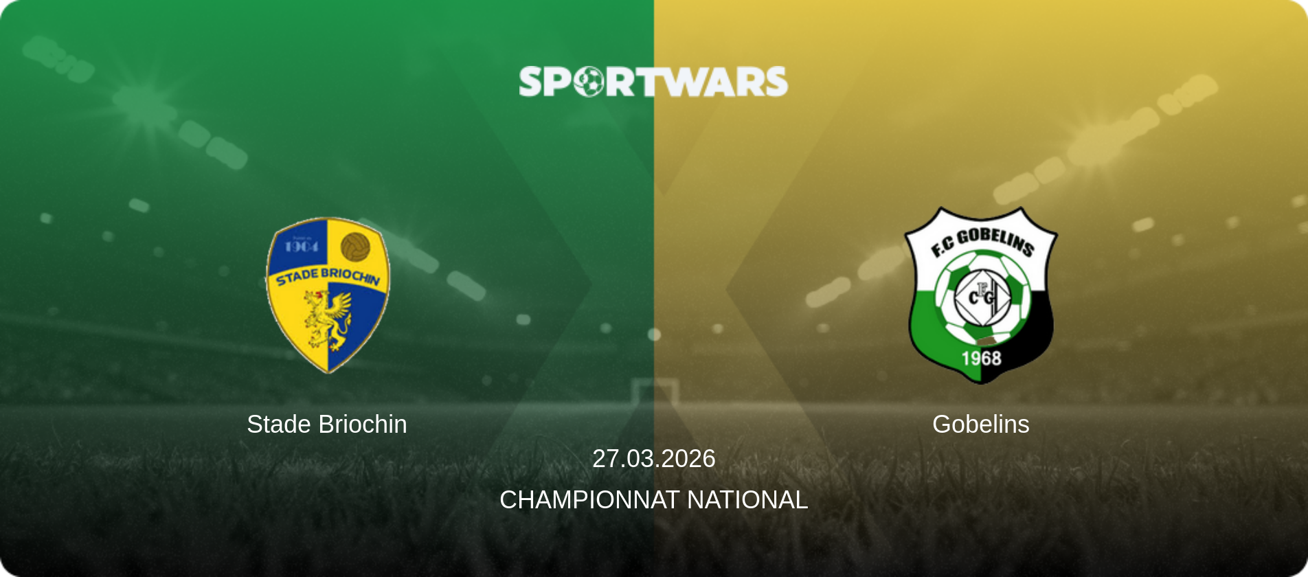 Stade Briochin — Gobelins, 27.03.2026 — Championnat National (match preview)