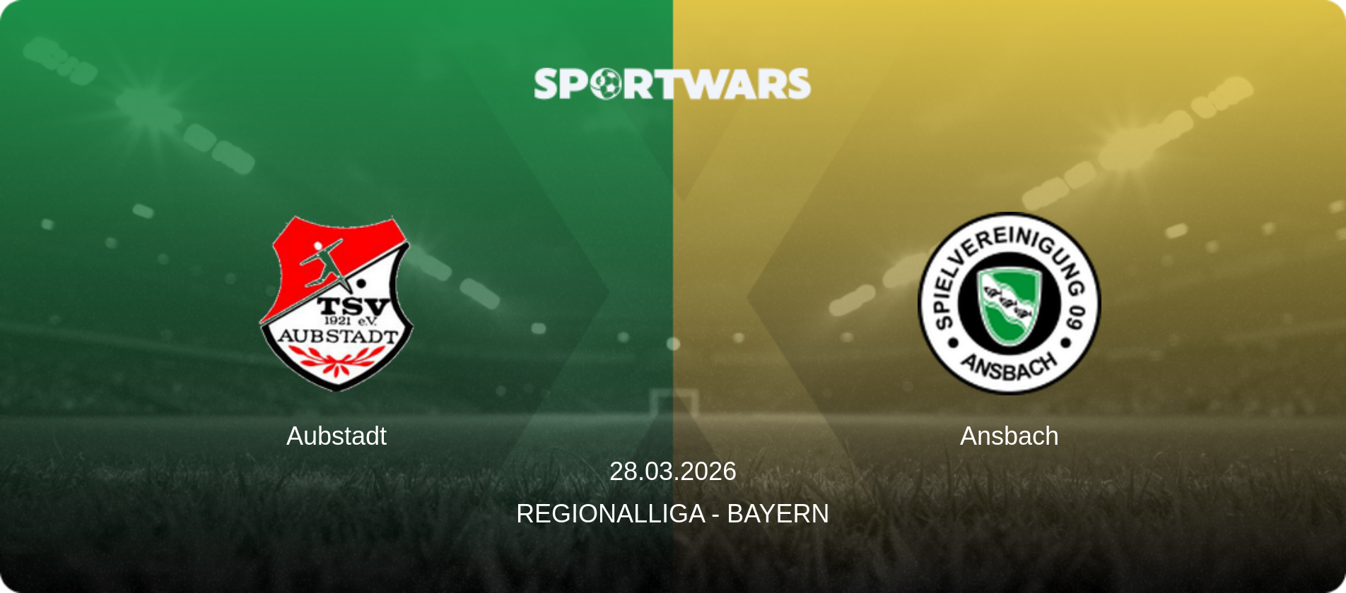 Aubstadt — Ansbach, 28.03.2026 — Regionalliga - Bayern (match preview)