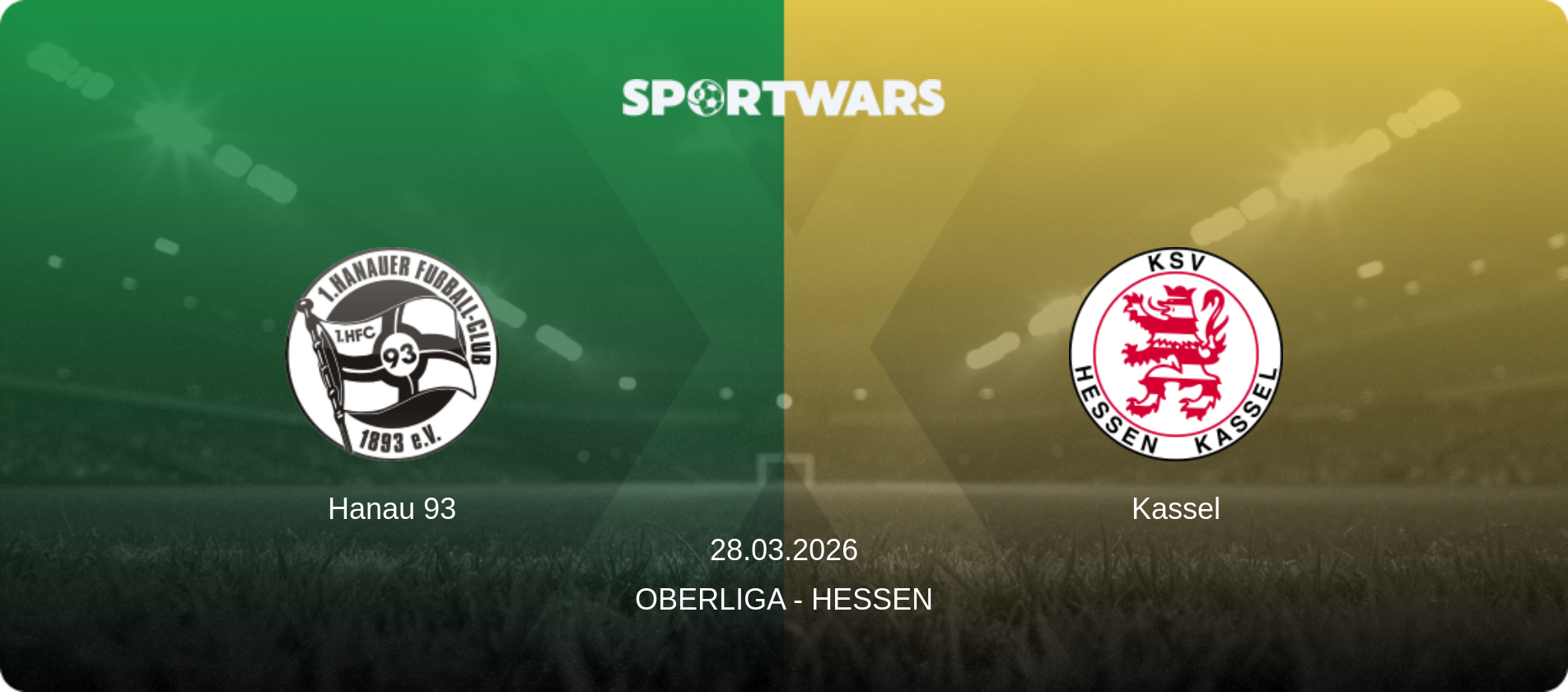 Hanau 93 — Kassel, 28.03.2026 — Oberliga - Hessen (match preview)