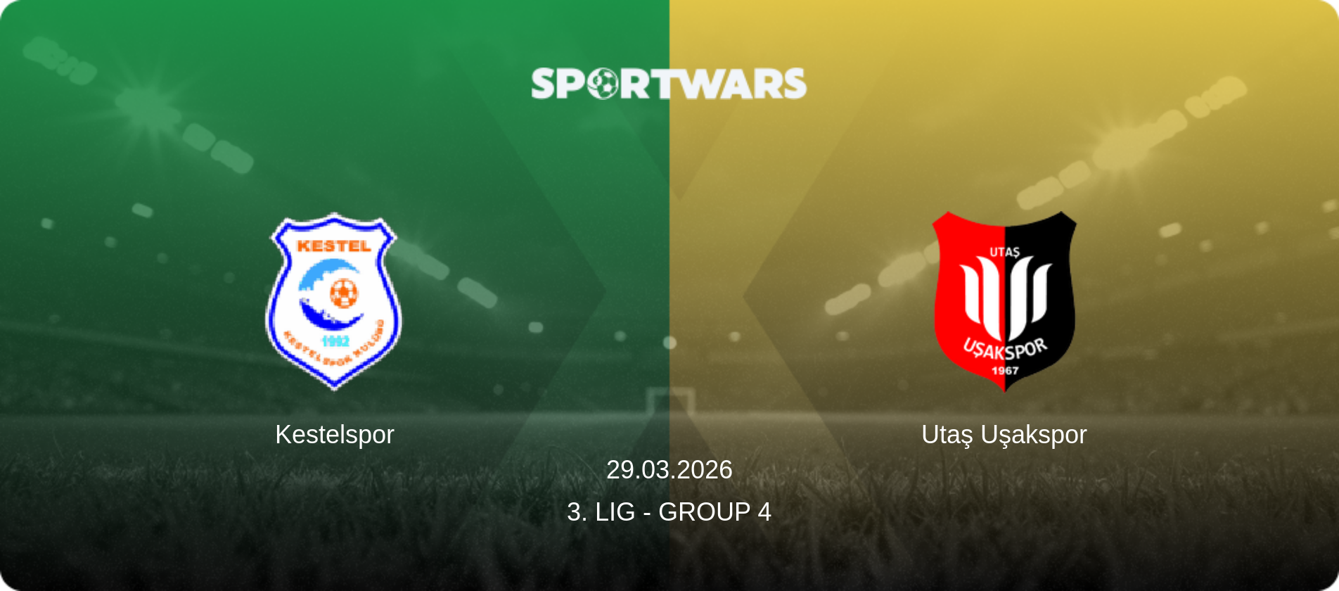 Kestelspor — Utaş Uşakspor, 29.03.2026 — 3. Lig - Group 4 (match preview)