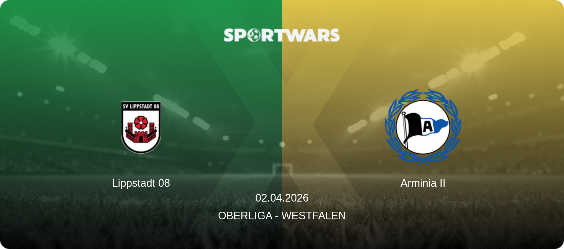 Lippstadt 08 — Arminia II, 02.04.2026 — Oberliga - Westfalen (match preview)