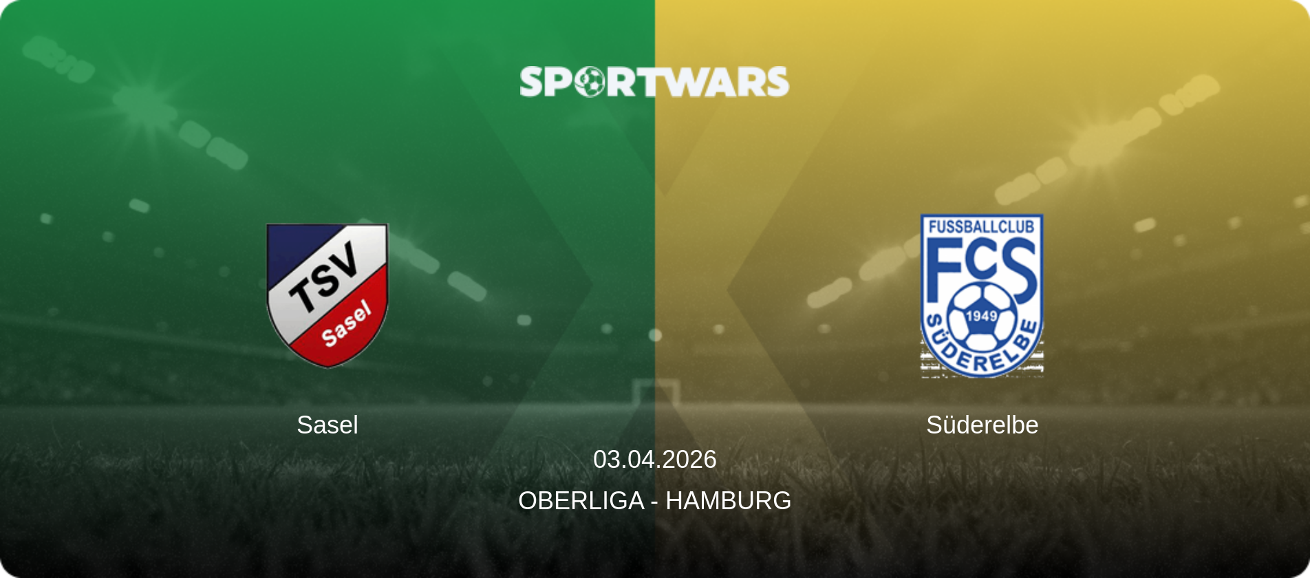 Sasel — Süderelbe, 03.04.2026 — Oberliga - Hamburg (match preview)