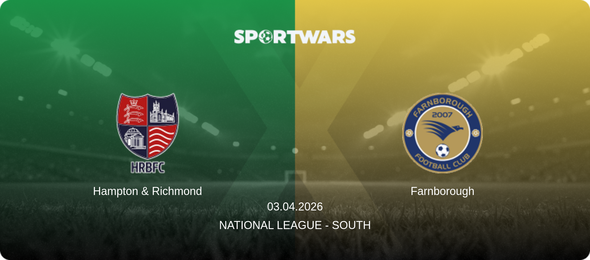 Hampton & Richmond — Farnborough, 03.04.2026 — National League - South (match preview)