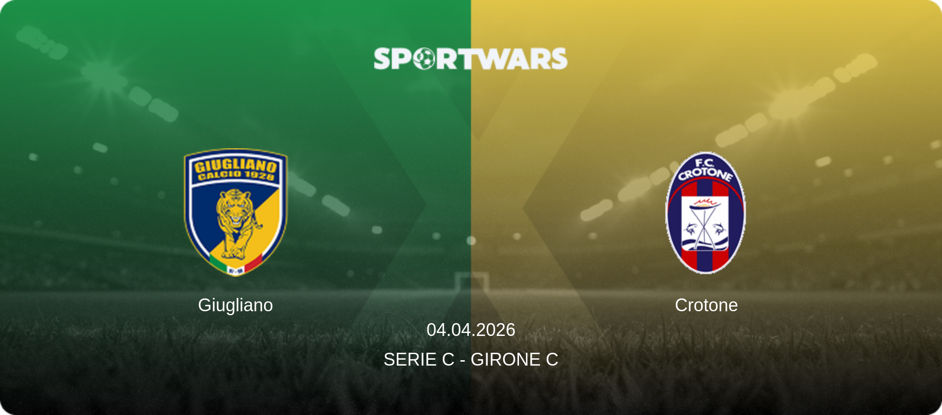 Giugliano — Crotone, 04.04.2026 — Serie C - Girone C (match preview)