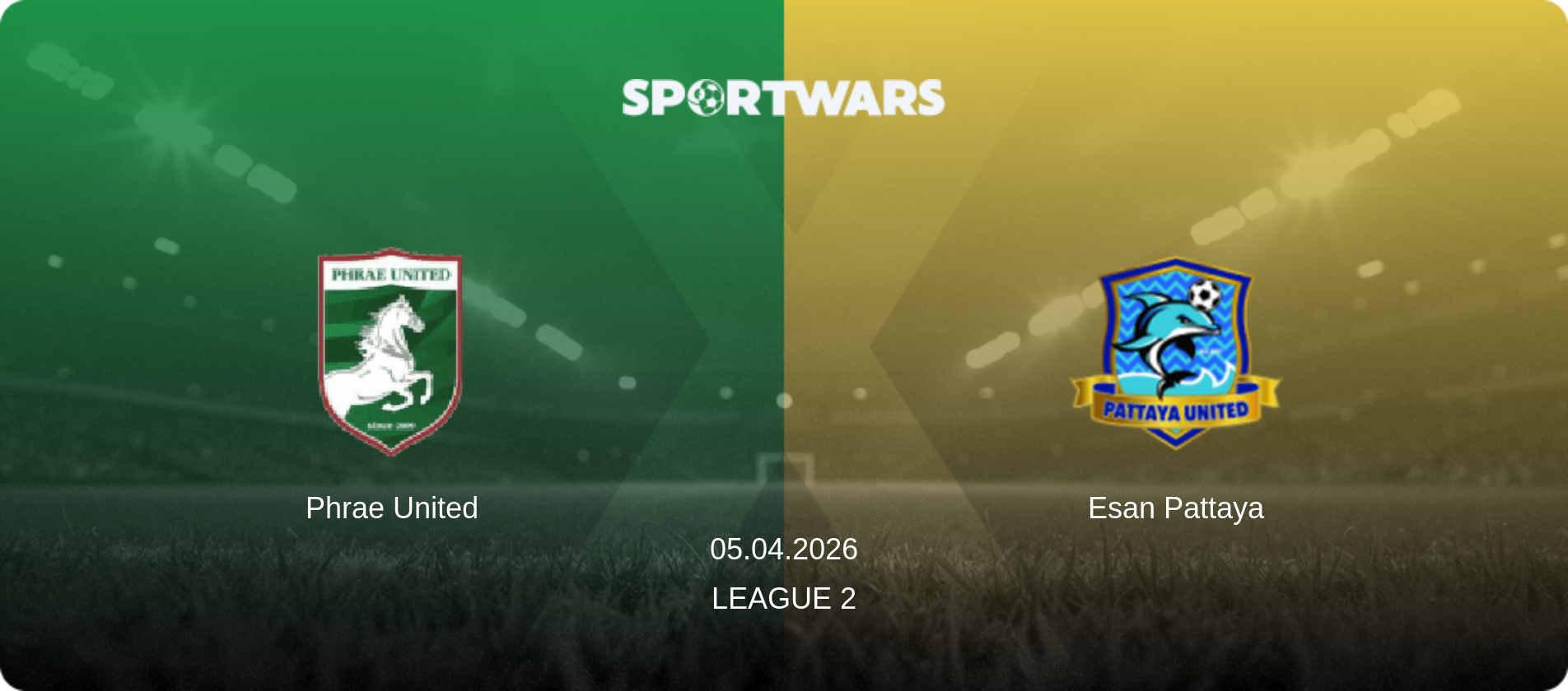 Phrae United — Esan Pattaya, 05.04.2026 — League 2 (match preview)