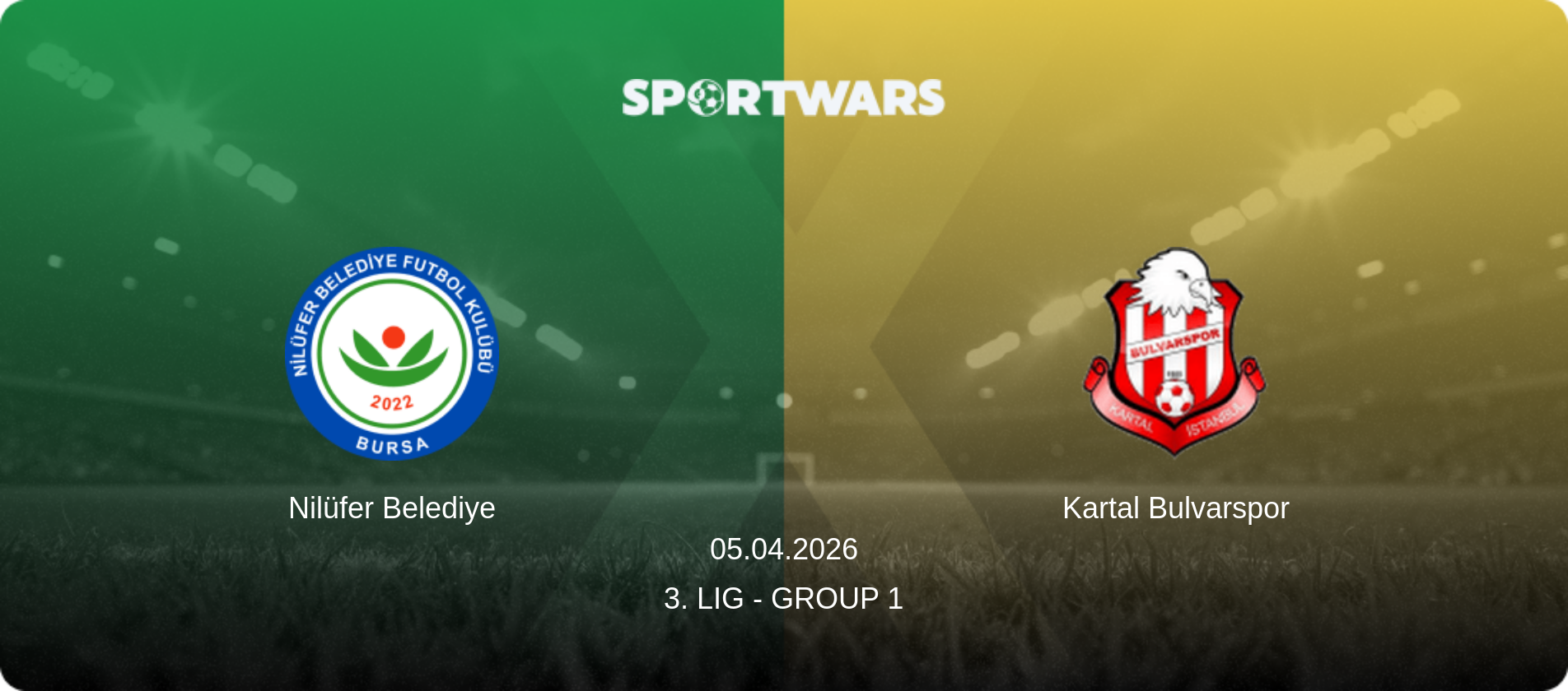 Nilüfer Belediye — Kartal Bulvarspor, 05.04.2026 — 3. Lig - Group 1 (match preview)