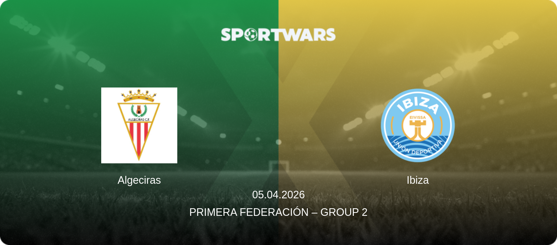 Algeciras — Ibiza, 05.04.2026 — Primera Federación – Group 2 (match preview)