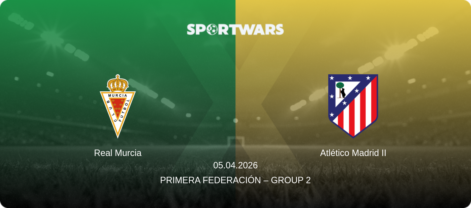 Real Murcia — Atlético Madrid II, 05.04.2026 — Primera Federación – Group 2 (match preview)