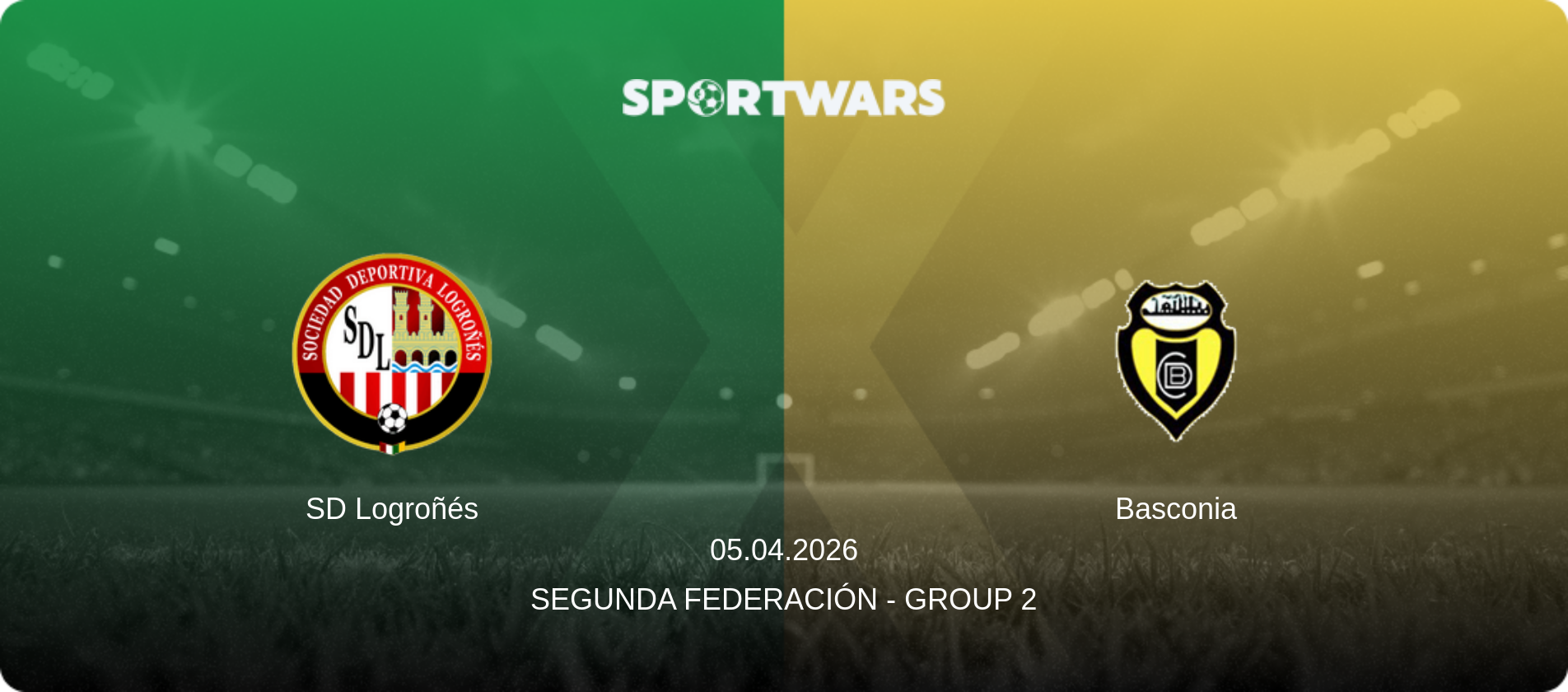 SD Logroñés — Basconia, 05.04.2026 — Segunda Federación - Group 2 (match preview)