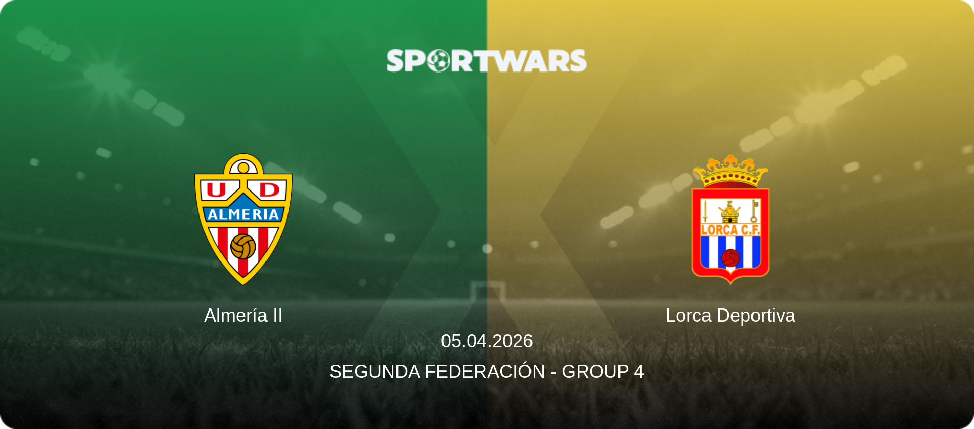 Almería II — Lorca Deportiva, 05.04.2026 — Segunda Federación - Group 4 (match preview)