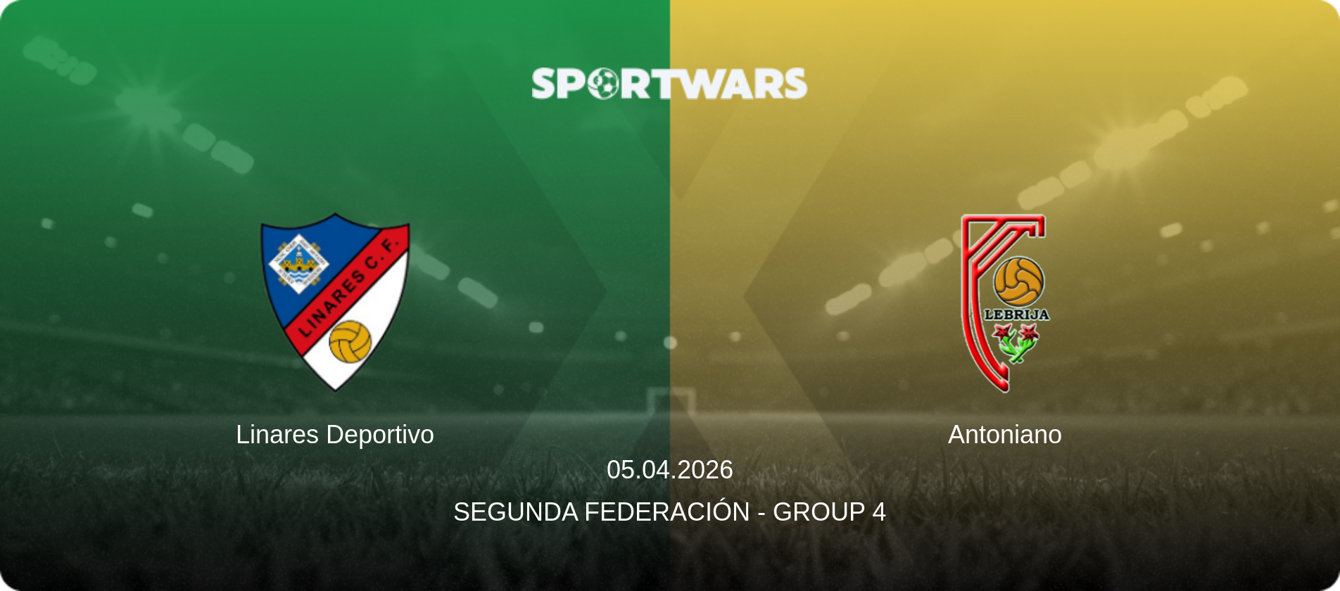 Linares Deportivo — Antoniano, 05.04.2026 — Segunda Federación - Group 4 (match preview)