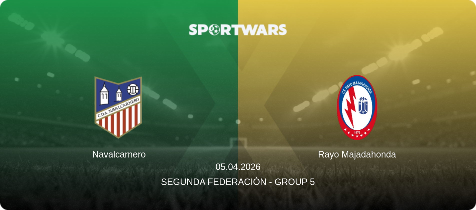 Navalcarnero — Rayo Majadahonda, 05.04.2026 — Segunda Federación - Group 5 (match preview)