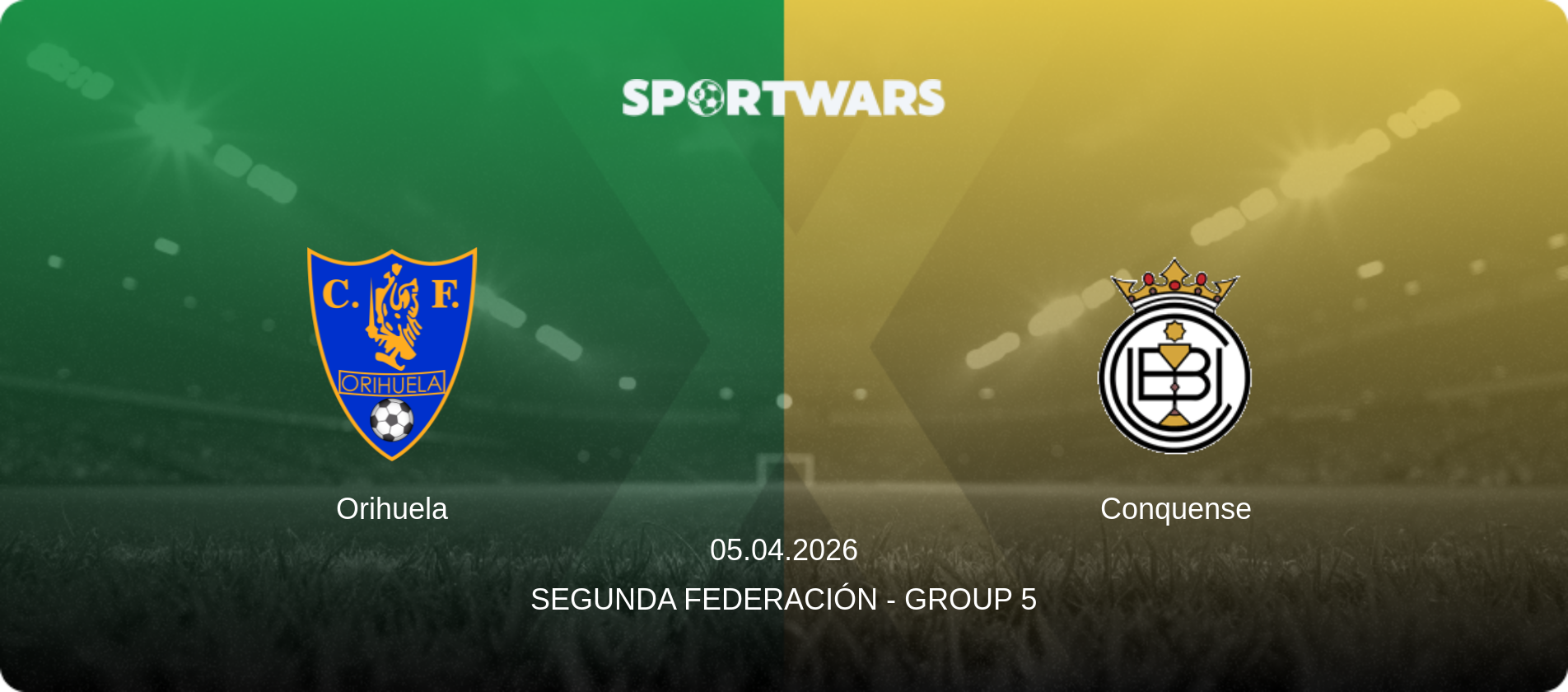 Orihuela — Conquense, 05.04.2026 — Segunda Federación - Group 5 (match preview)