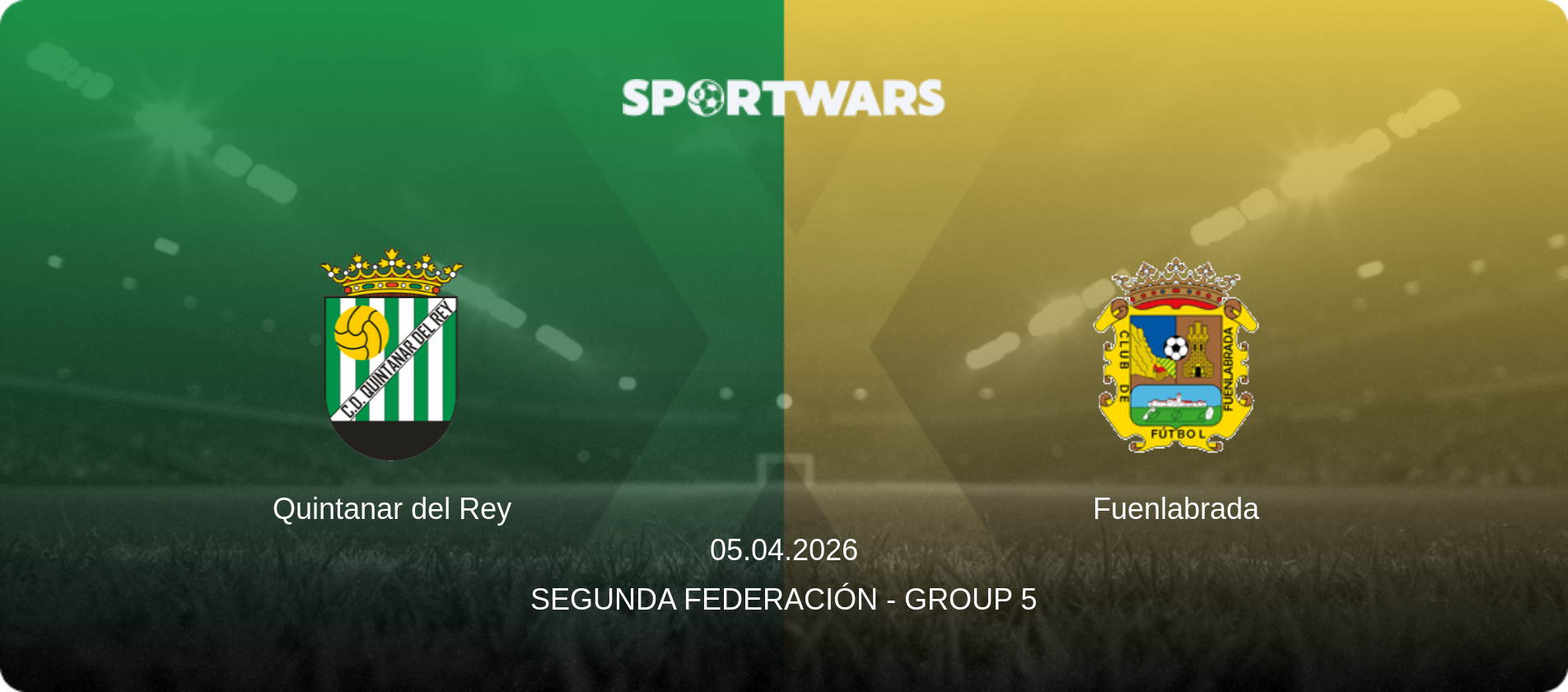 Quintanar del Rey — Fuenlabrada, 05.04.2026 — Segunda Federación - Group 5 (match preview)