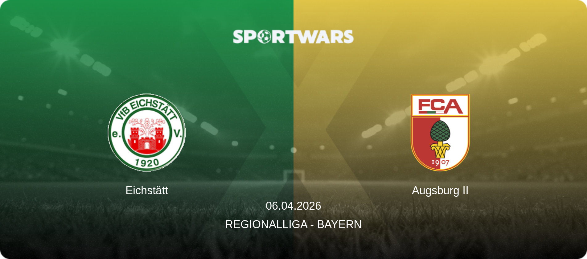 Eichstätt — Augsburg II, 06.04.2026 — Regionalliga - Bayern (match preview)